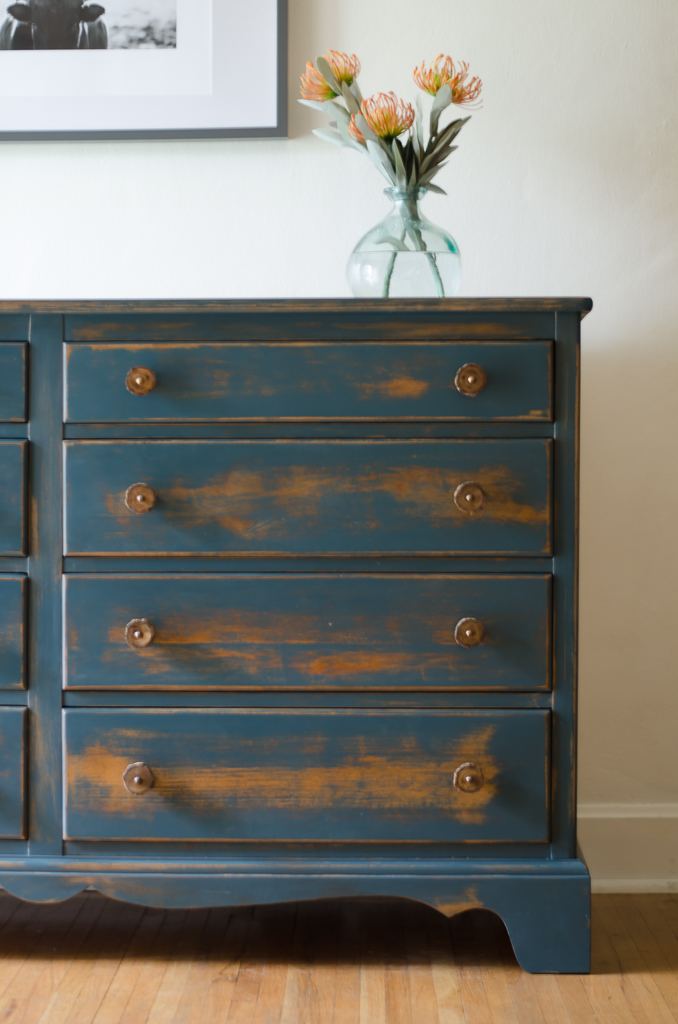 For Myles a Painted Maple Dresser Makeover - Estuary Designs